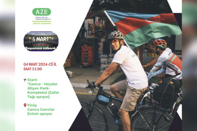 Bədən tərbiyəsi və idman gününə həsr olunan veloyürüş keçiriləcək