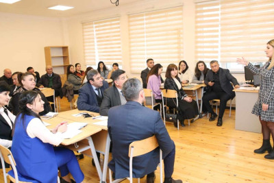 "Müasir metodik xidmətin təşkili” layihəsi çərçivəsində təlim baş tutub