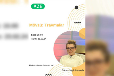 Gəncə Gənclər Evində təlim baş tutacaq