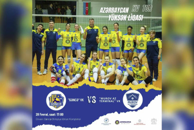 Voleybolçularımız növbəti rəqibini doğma meydanda qəbul edəcəklər
