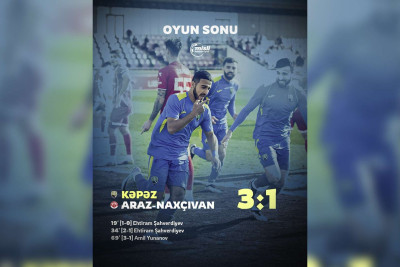 “Kəpəz” “Araz-Naxçıvan”a qalib gəlib