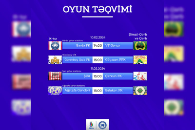 “VT Gəncə”nin IX oyununun tarixi və rəqibi açıqlanıb