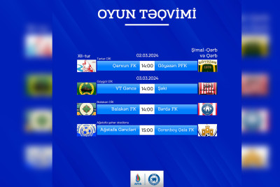 “VT Gəncə” və “Şəki” görüşü baş tutacaq