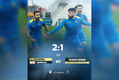 “Kəpəz” rəqibini məğlub edib