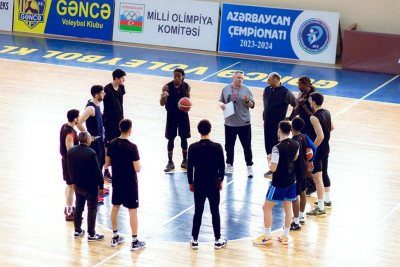 Basketbolçularımız məşqlərinə davam edirlər