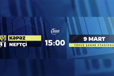 Futbol klubumuz "Neftçi" ilə mübarizə aparacaq