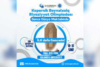 Şəhərimizdə ilk dəfə Kopernik Riyaziyyat olimpiadasının turu keçiriləcək
