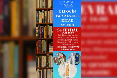 Kitabsevərlər üçün ustad dərsi keçiriləcək