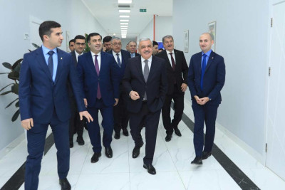 AFFA-nın Prezidenti “Kəpəz”in yeni inşa edilən binasında olub