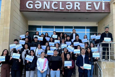 Gənclər Evində “BİRLİKdə BİR İLK - IT” təlimi keçirilib