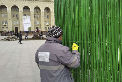 Meydan və ətraf ərazilərdə iməcilik keçirilib