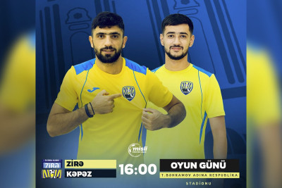 "Kəpəz" və "Zirə" qarşılaşması baş tutacaq