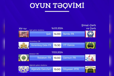 “VT Gəncə” “Goranboy Qala FK” ilə üz-üzə gələcək
