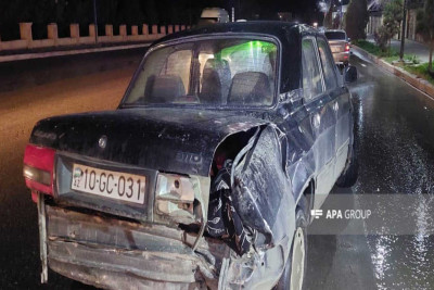 Üzeyir Hacıbəyli küçəsində zəncirvari qəza olub