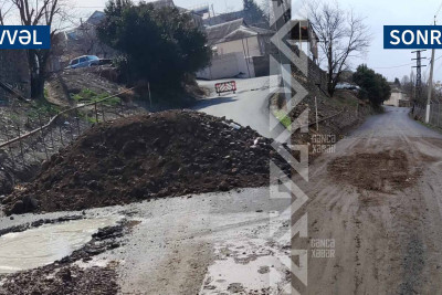 İki gün öncə işıqlandırdığımız problem aradan qaldırılıb