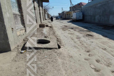 Bir sıra küçələrdə lüklər baxımsız vəziyyətdədir