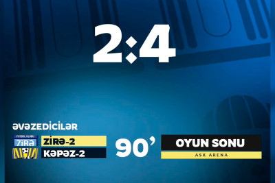 “Kəpəz-2” rəqibinə məğlub olub