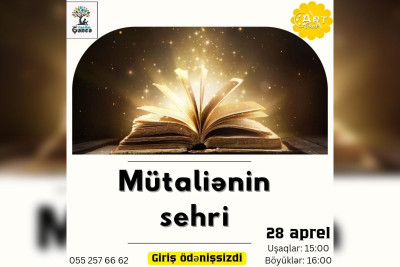 “Mütaliənin sehri” adlı tədbir keçiriləcək