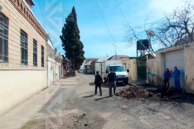 Baş vermiş kommunal qəza aradan qaldırılıb