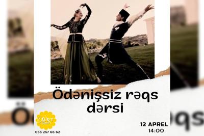 Bayramla əlaqədar ödənişsiz rəqs dərsi keçiriləcək