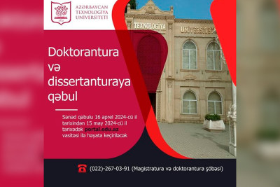 Doktorantura və dissertanturada oxumaq istəyənlərin nəzərinə