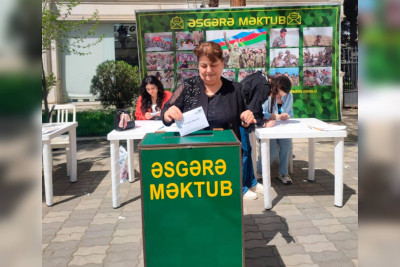 “Əsgərə məktub” layihəsi təşkil edilib