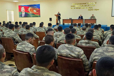 Hərbi qulluqçular üçün tədbir keçirilib