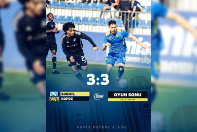 "Sarı göylər"in sonuncu görüşündə bərabərlik qeydə alınıb