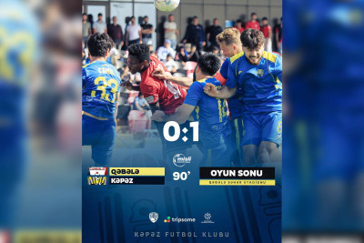 “Kəpəz” Qəbələdən qələbə ilə qayıdıb