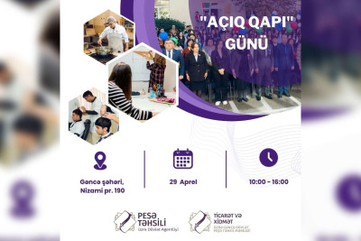 Peşə Təhsil Mərkəzi "Açıq qapı" günü elan edir