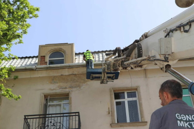 Bir sıra binalarda təmir-bərpa prosesi baş tutub