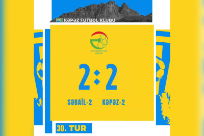 “Kəpəz-2” “Səbail-2” ilə heç-heçə edib