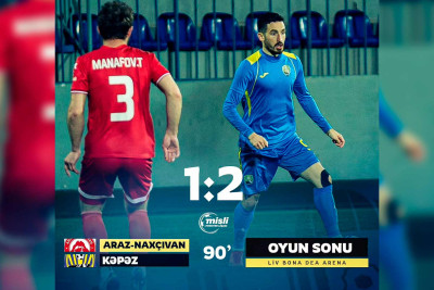 “Kəpəz” rəqibini məğlubiyyətlə baş-başa qoyub