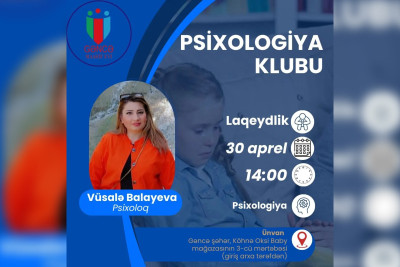 “Laqeydlik” mövzusunda psixoloji təlim keçiriləcək