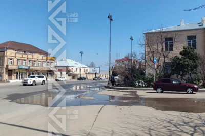 Şəhərin iki yerində kommunal qəza baş verib