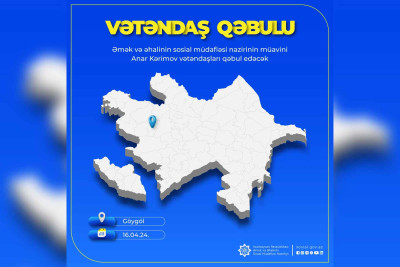 Nazir müavini sakinlərin müraciətlərini dinləyəcək