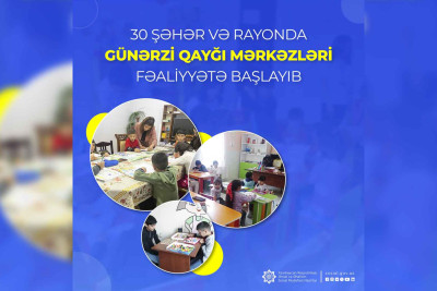 ƏƏSMN-in günərzi qayğı mərkəzi fəaliyyətə başlayıb