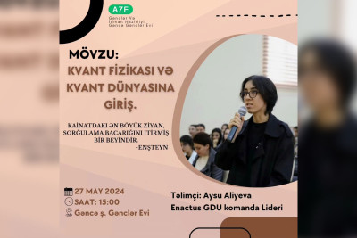 Gənclər Evi gənclər üçün təlim hazırlayıb