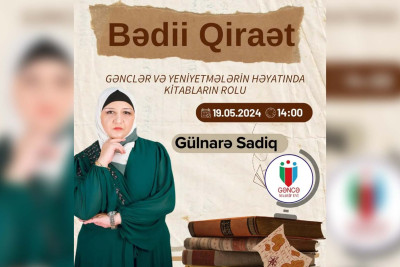 Yazıçı-publisistlə görüş təşkil olunacaq