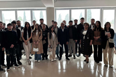 GDU-nun tələbələri Dövlət Arxivinin Gəncə filialında olublar