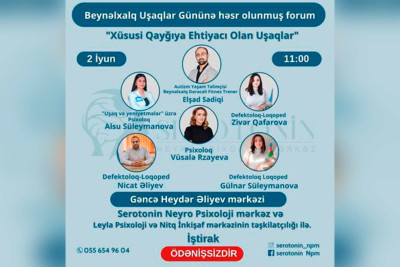 Beynəlxalq Uşaqlar Gününə həsr olunan forum keçiriləcək