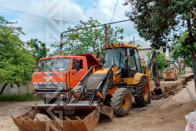 Şəhərin iki ərazisinə yeni su və kanalizasiya sistemləri çəkilir