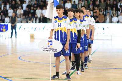 Gəncə İdman Sarayında Respublika Voleybol Turniri baş tutub
