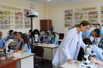 Məktəblilər aqrar sahə ilə yaxından tanış olublar