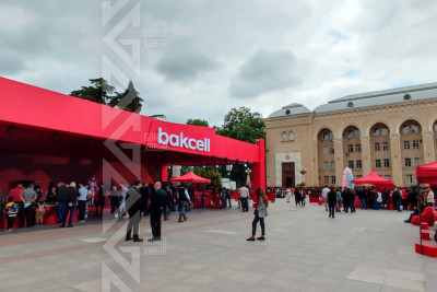 “Bakcell” baş meydanda tədbir təşkil edib
