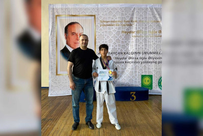 Gənc taekvondoçumuz yarışda uğur qazanıb