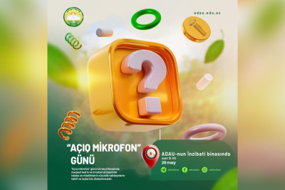 ADAU-da “Açıq mikrofon” günü olacaq