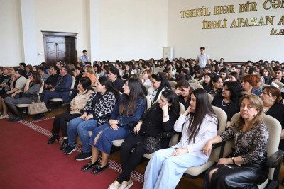 Gəncə Dövlət Universitetində toplantı təşkil edilib