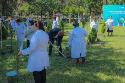 “Təbiəti də sağaldaq” devizi ilə ağacəkmə aksiyası keçirilib