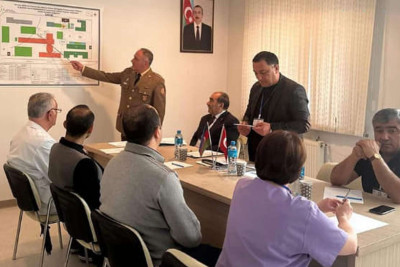 Xəstəxanaların birində nümunəvi mülki müdafiə məşqi keçirilib